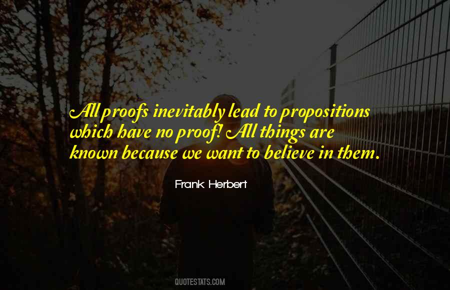 Quotes About Propositions #815122