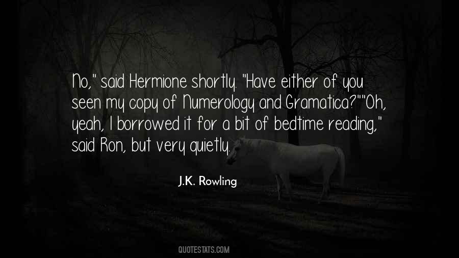 Quotes About Ron And Hermione #542506