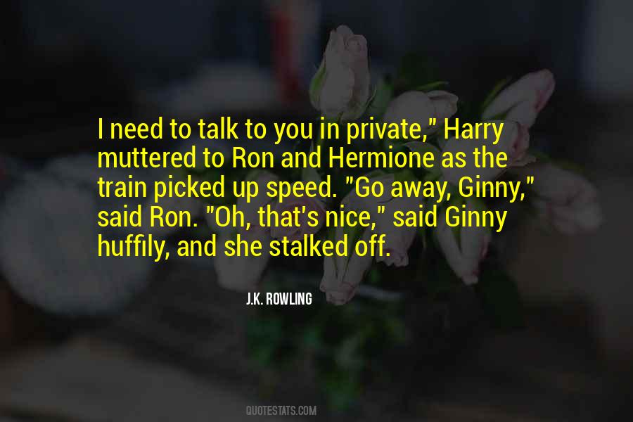 Quotes About Ron And Hermione #888025