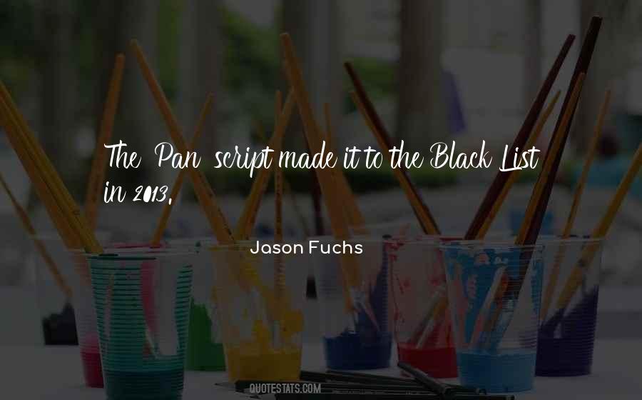 Black List Quotes #1512111