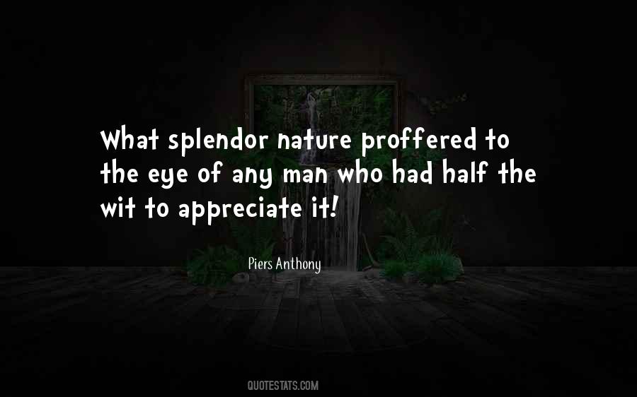 Quotes About Splendor #488289