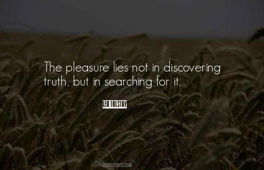 Quotes About Discovering The Truth #715422