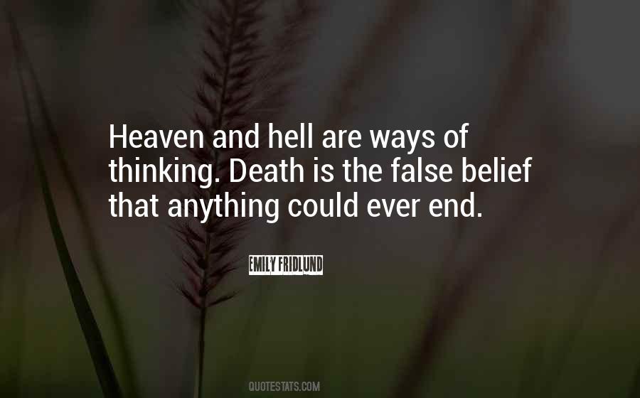 Quotes About Heaven And Hell #1104925
