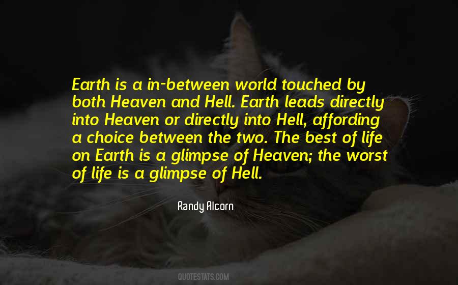 Quotes About Heaven And Hell #1380400