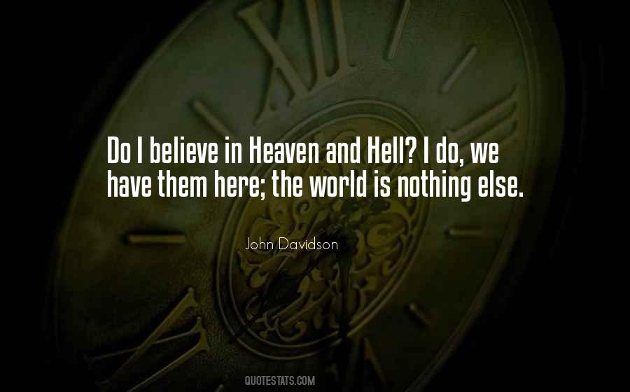 Quotes About Heaven And Hell #987611