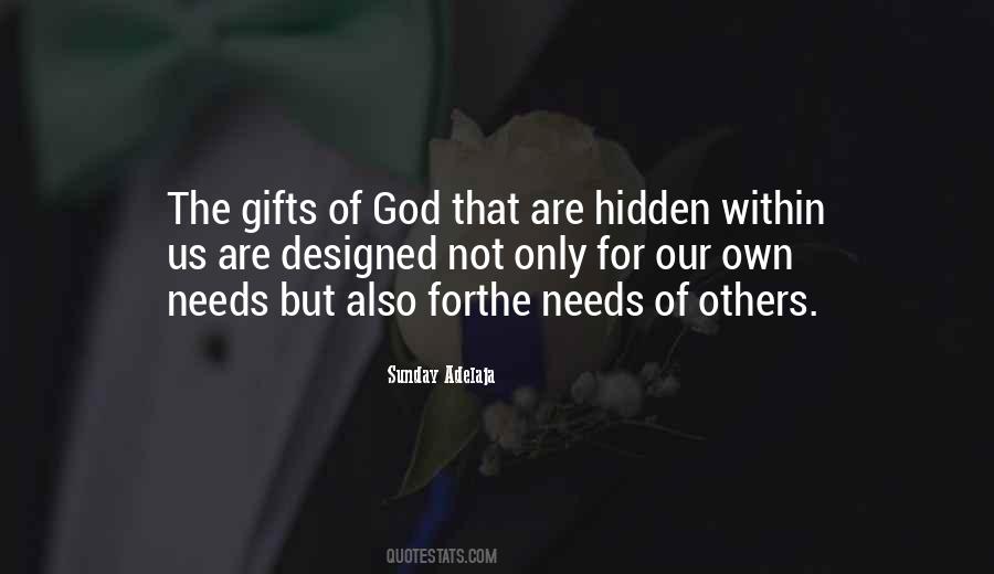 Gifts Of God Quotes #1834433