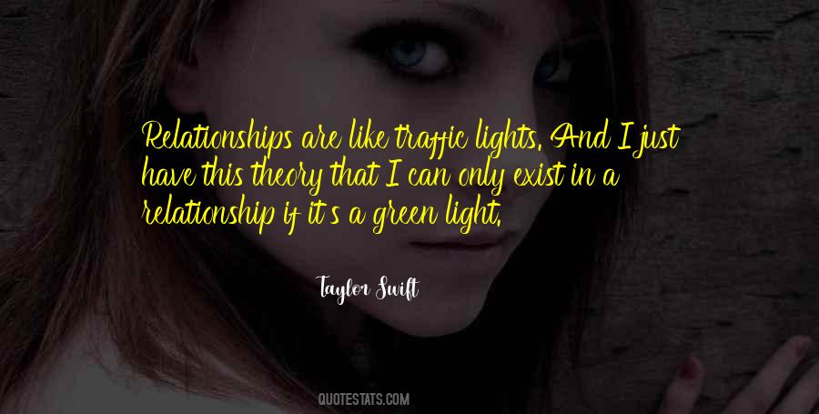 Quotes About Green Lights #1173316 Quotes About Green Lights #1173316