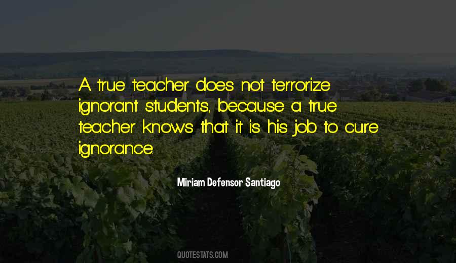 Quotes About A Teacher's Job #1715088