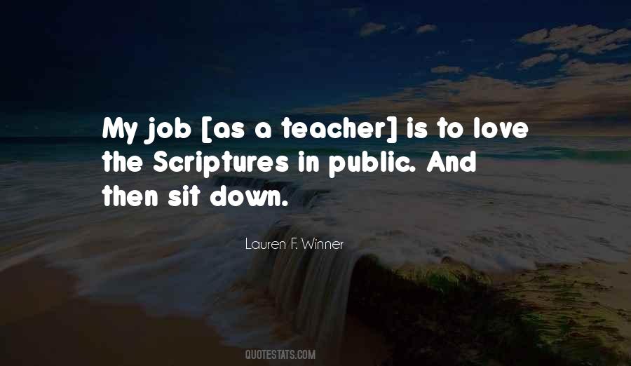 Quotes About A Teacher's Job #660497