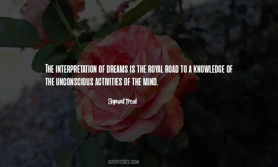 Quotes About Dreams Freud #1199357