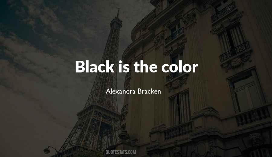 Quotes About Color Black #106389