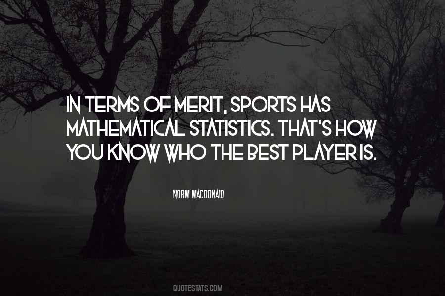 Quotes About Sports Statistics #88103
