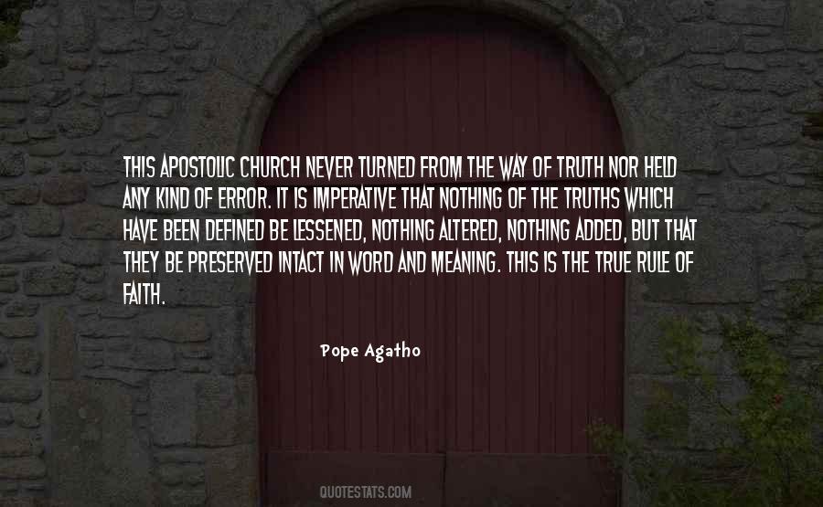 Quotes About Apostolic #830406