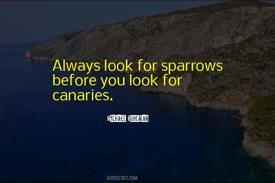 Quotes About Canaries #1511253