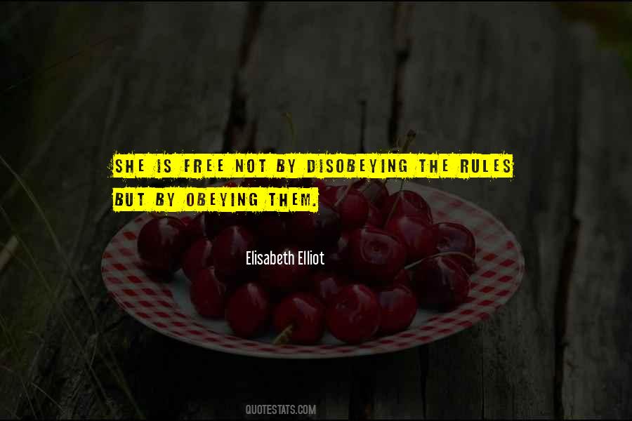 Quotes About Obeying #1454648