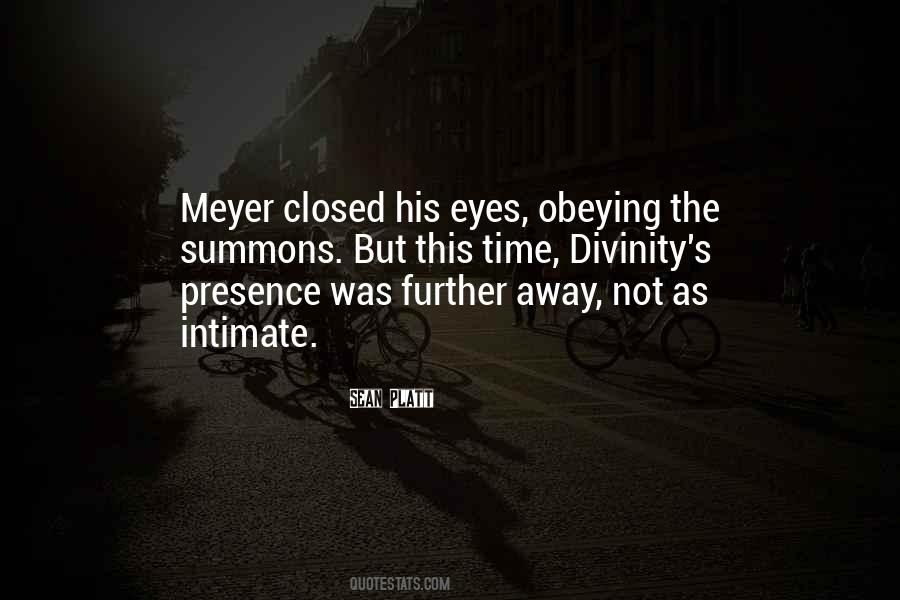 Quotes About Obeying #1744317