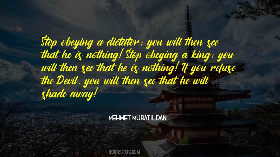 Quotes About Obeying #1810550