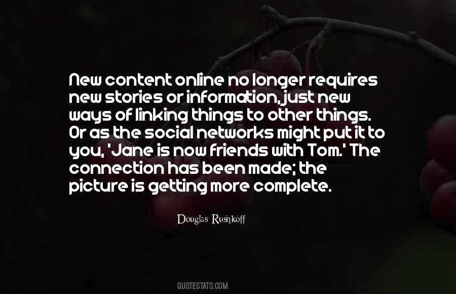 Quotes About Online Social Networks #324724