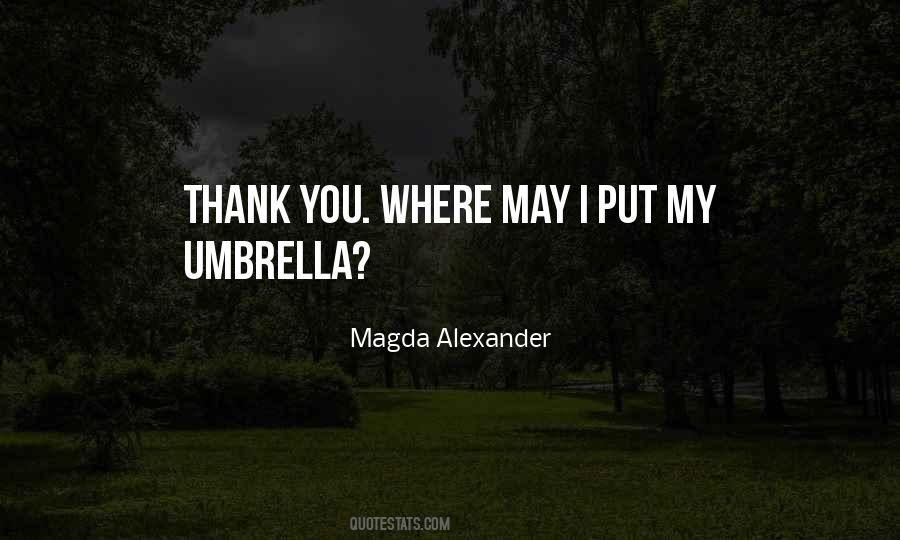 Quotes About Umbrella #1012274