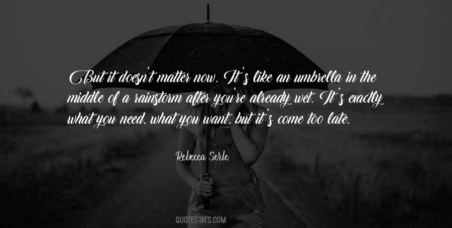 Quotes About Umbrella #1271602