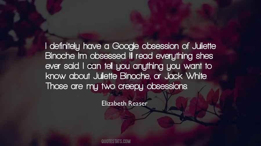 Quotes About Obsessed #1717772