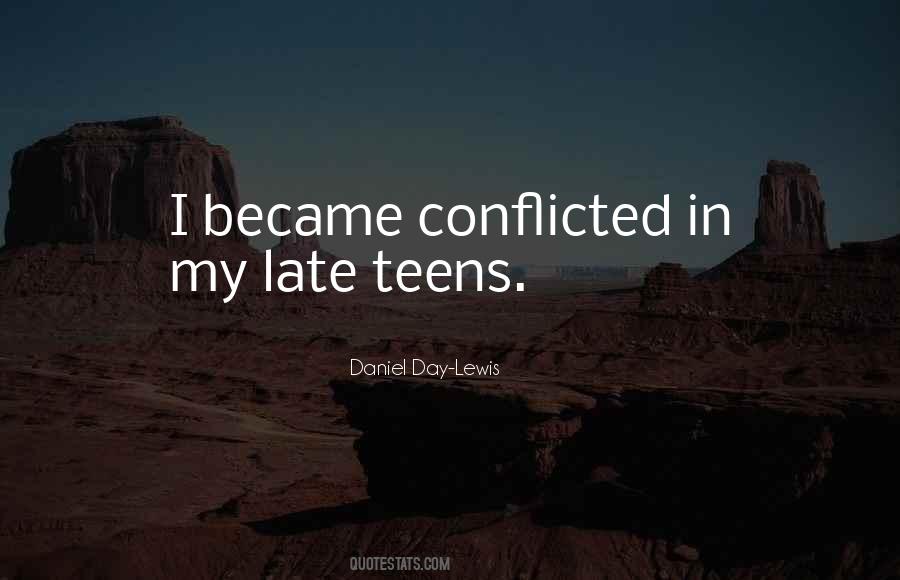 Quotes About Conflicted #1809687