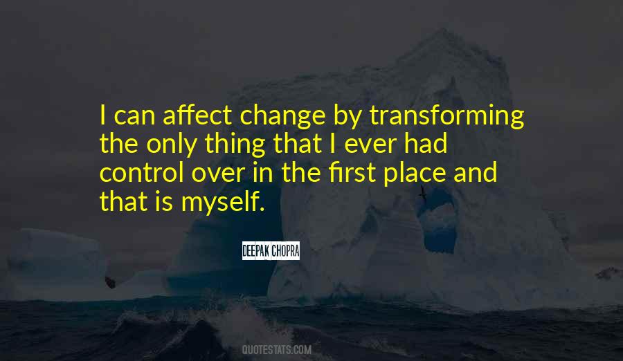 Affect Change Quotes #360693