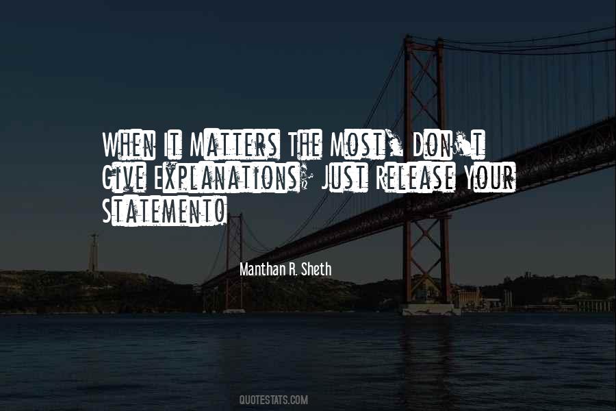 Matters The Most Quotes #1468968