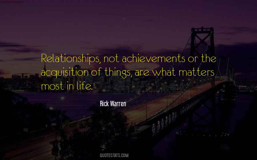 Matters The Most Quotes #321681