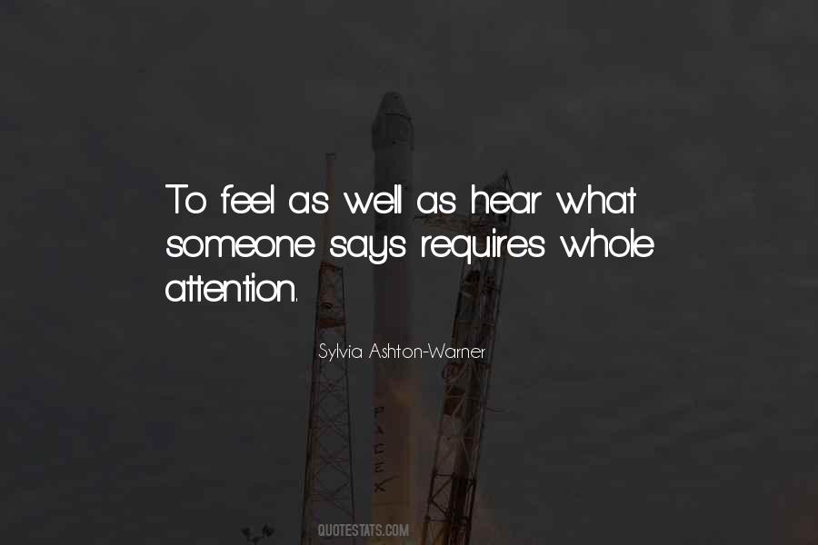 Listening Well Quotes #1756978