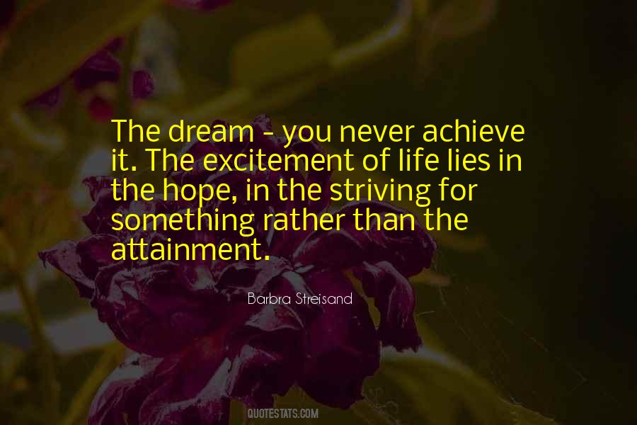 Life Excitement Quotes #193776