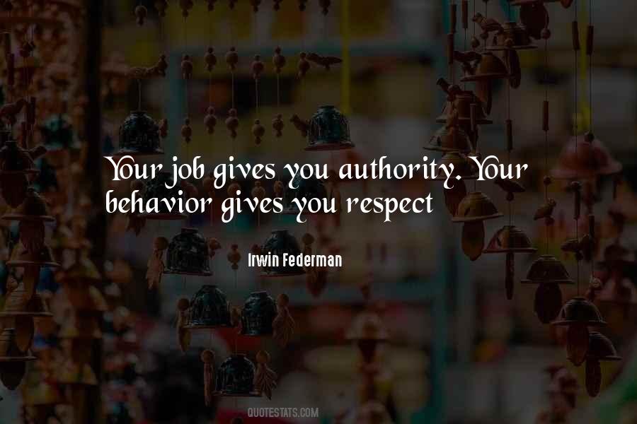 Giving Respect Quotes #79748