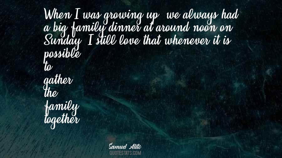 Quotes About Sunday Dinner #336018