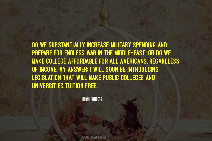 Quotes About Military Spending #809556