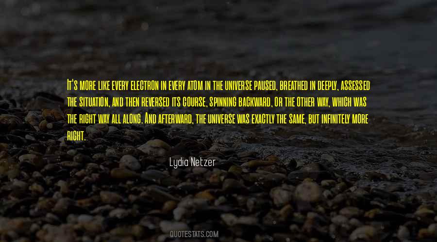 Exactly Right Quotes #2644