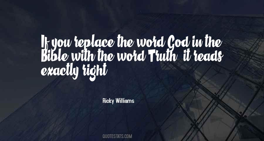 Exactly Right Quotes #605807