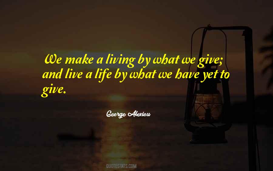 What We Give Quotes #11556