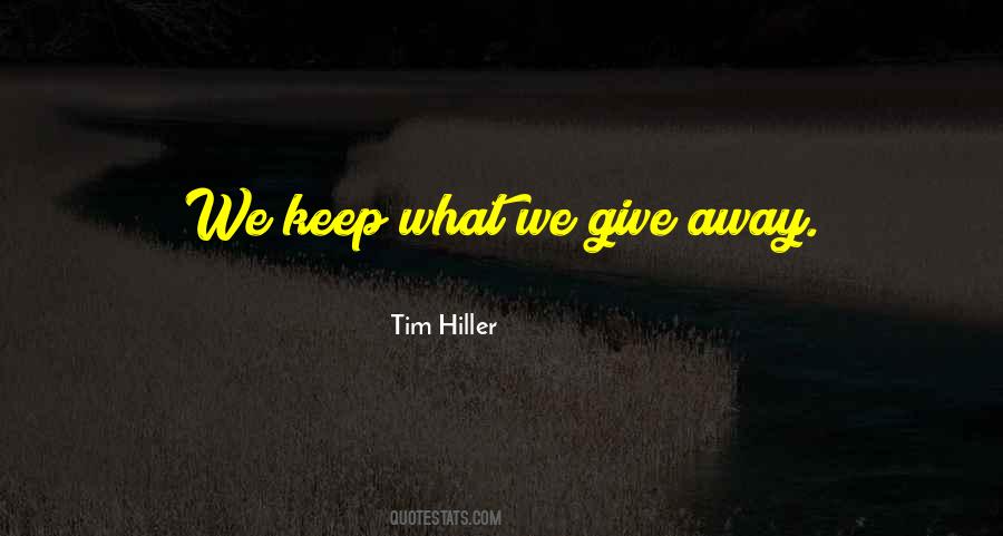 What We Give Quotes #1283724