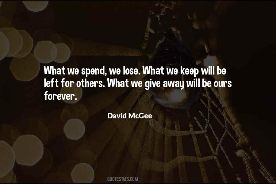 What We Give Quotes #400997