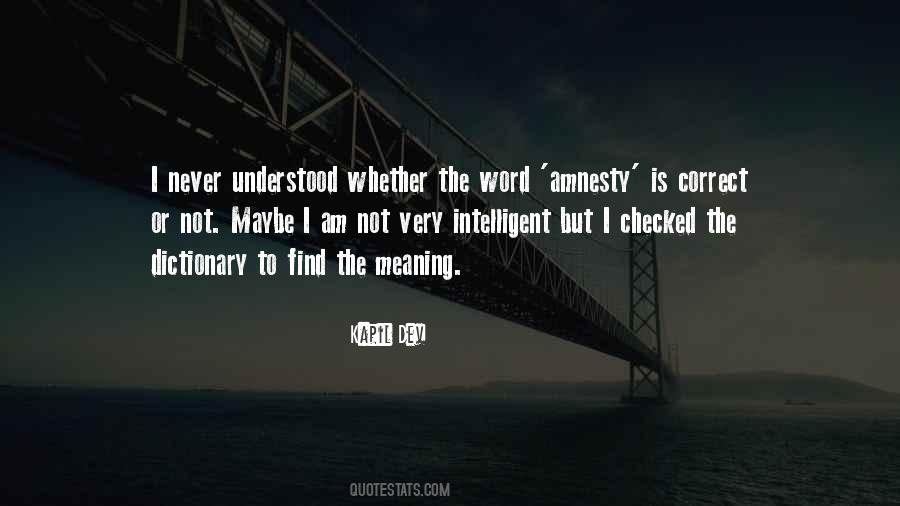 Quotes About Amnesty #1062273