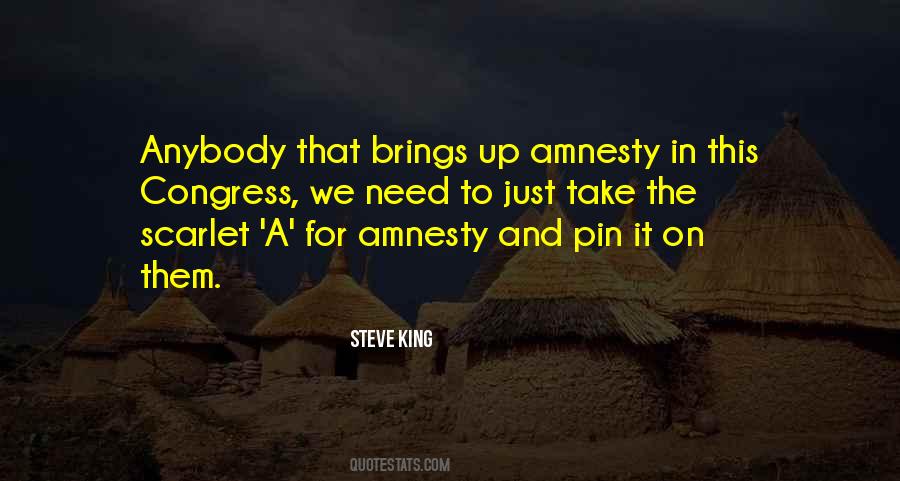 Quotes About Amnesty #1350354