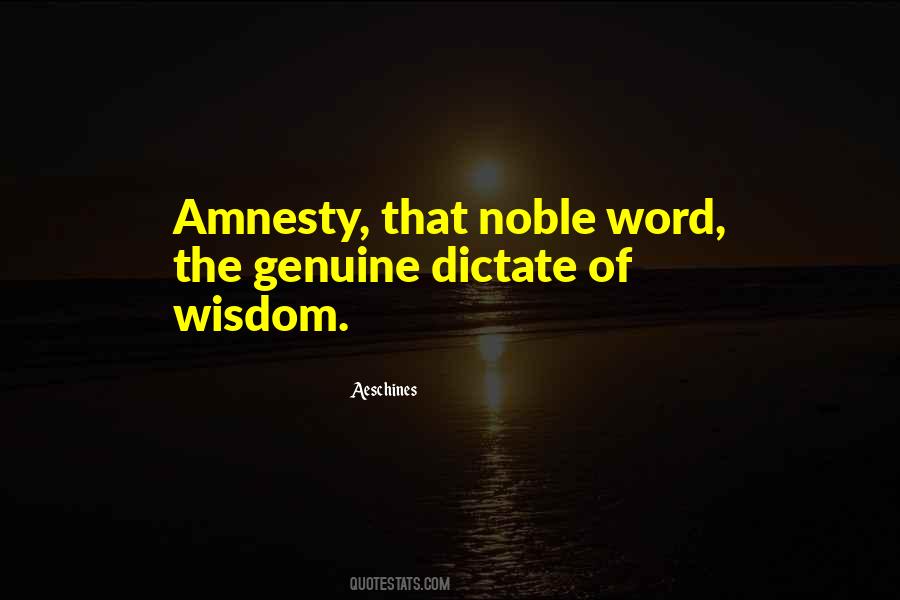 Quotes About Amnesty #346854