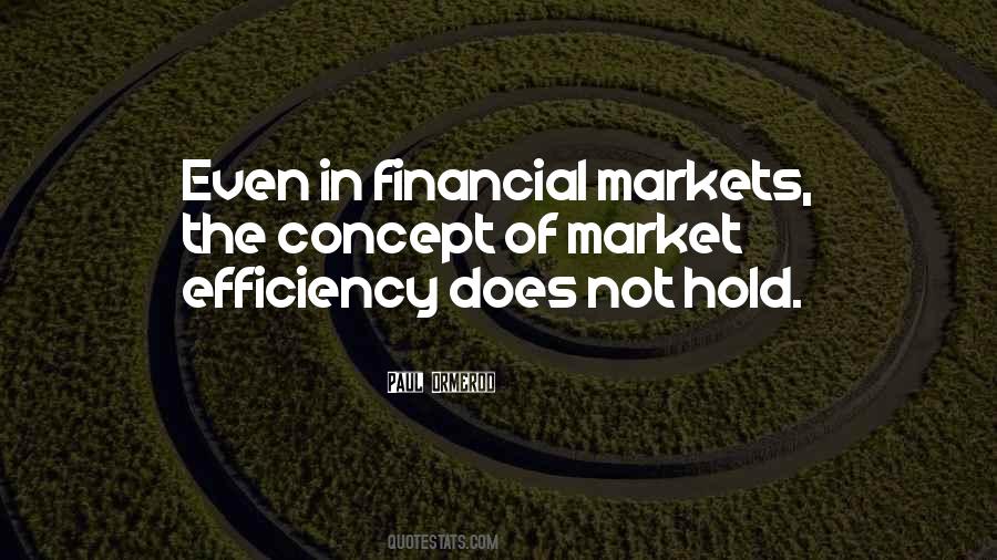 Quotes About Market Efficiency #634557