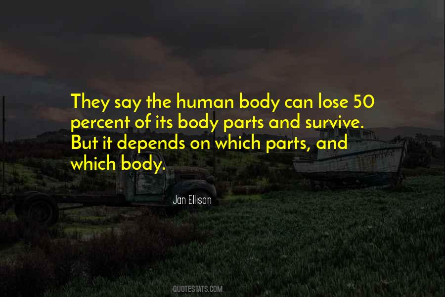 Quotes About Human Body Parts #118915