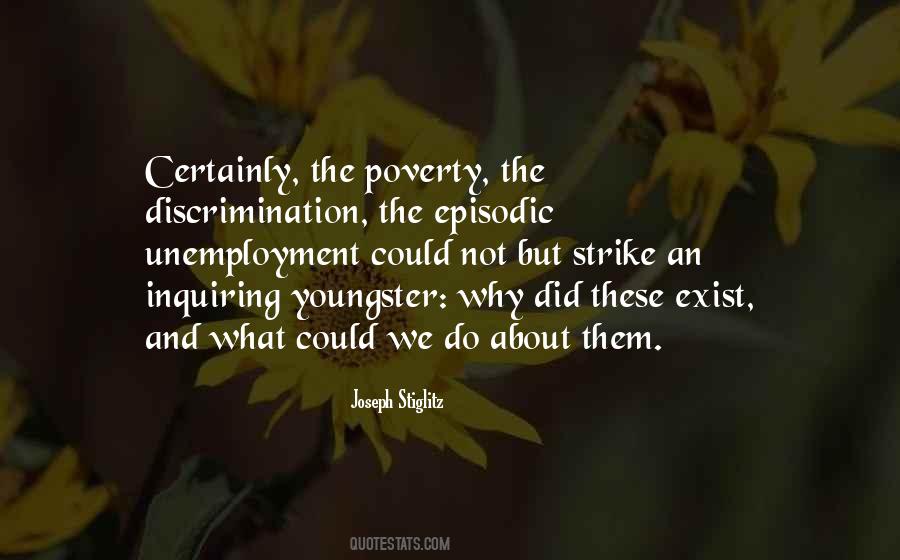 Quotes About Poverty And Unemployment #1075946