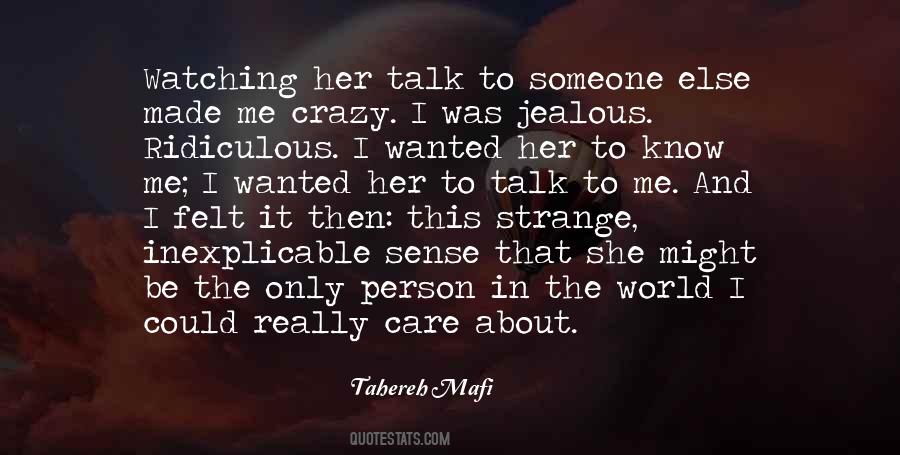 Quotes About Strange Person #300777