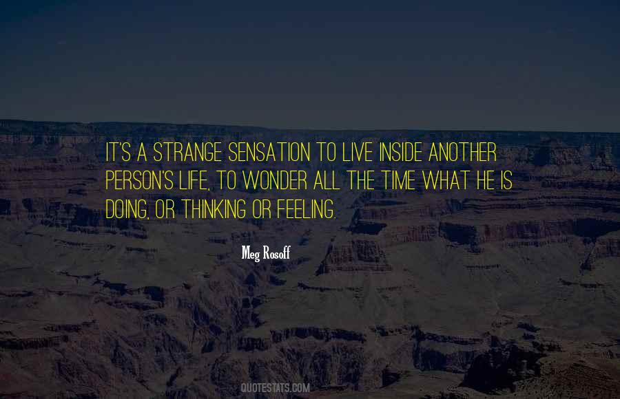 Quotes About Strange Person #539958