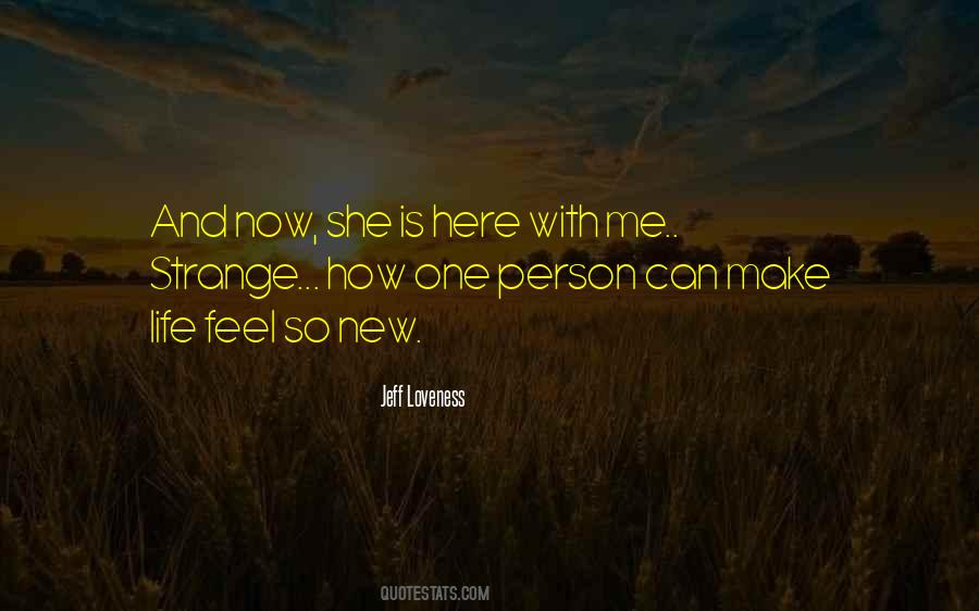 Quotes About Strange Person #962526