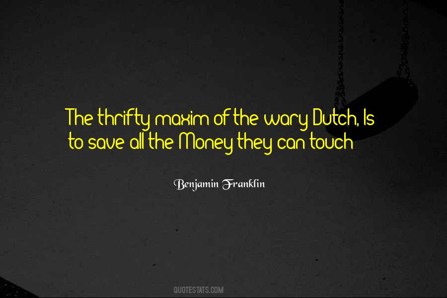 Quotes About Thrifty #1555255