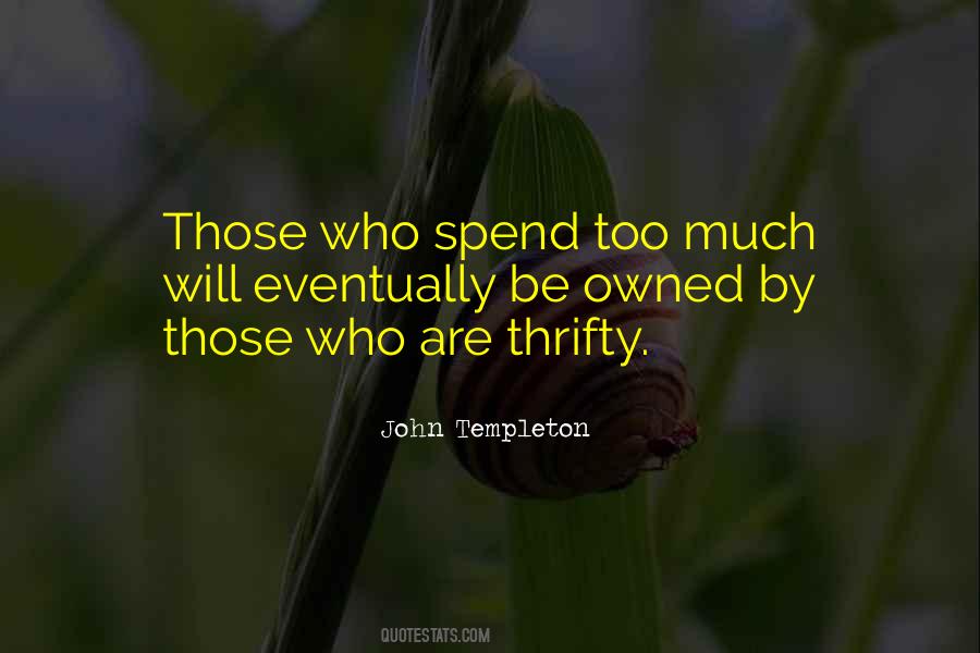 Quotes About Thrifty #1602709